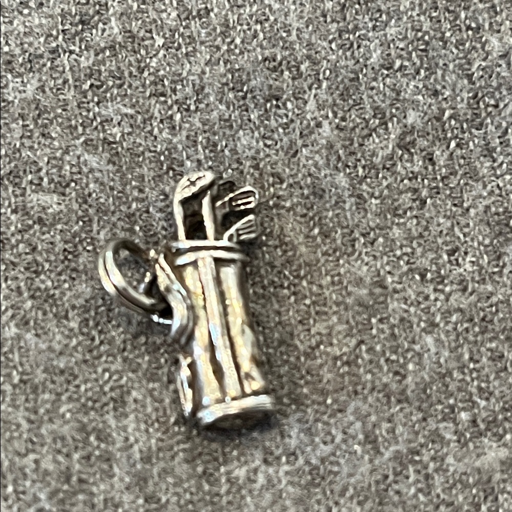 Sterling Golf Bag/Club Charm - Picture 2 of 6